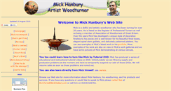 Desktop Screenshot of mickhanbury.com